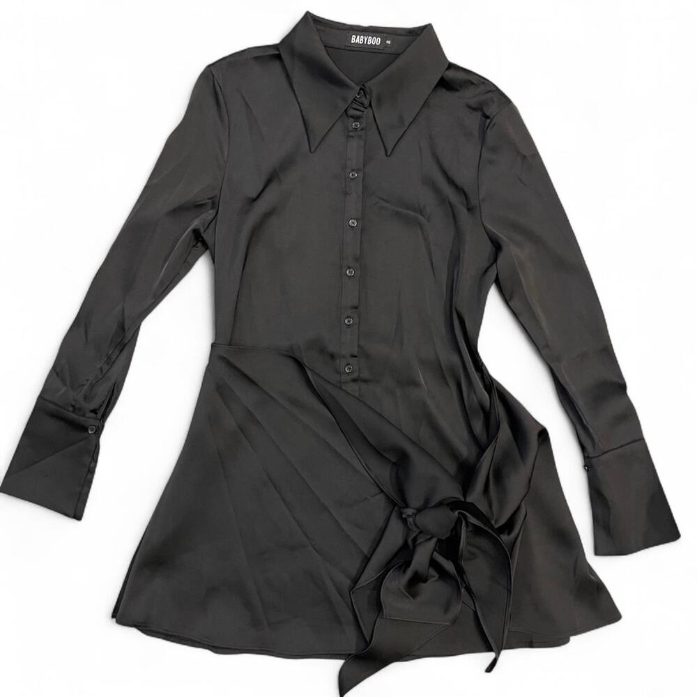 Babyboo black long sleeve dress